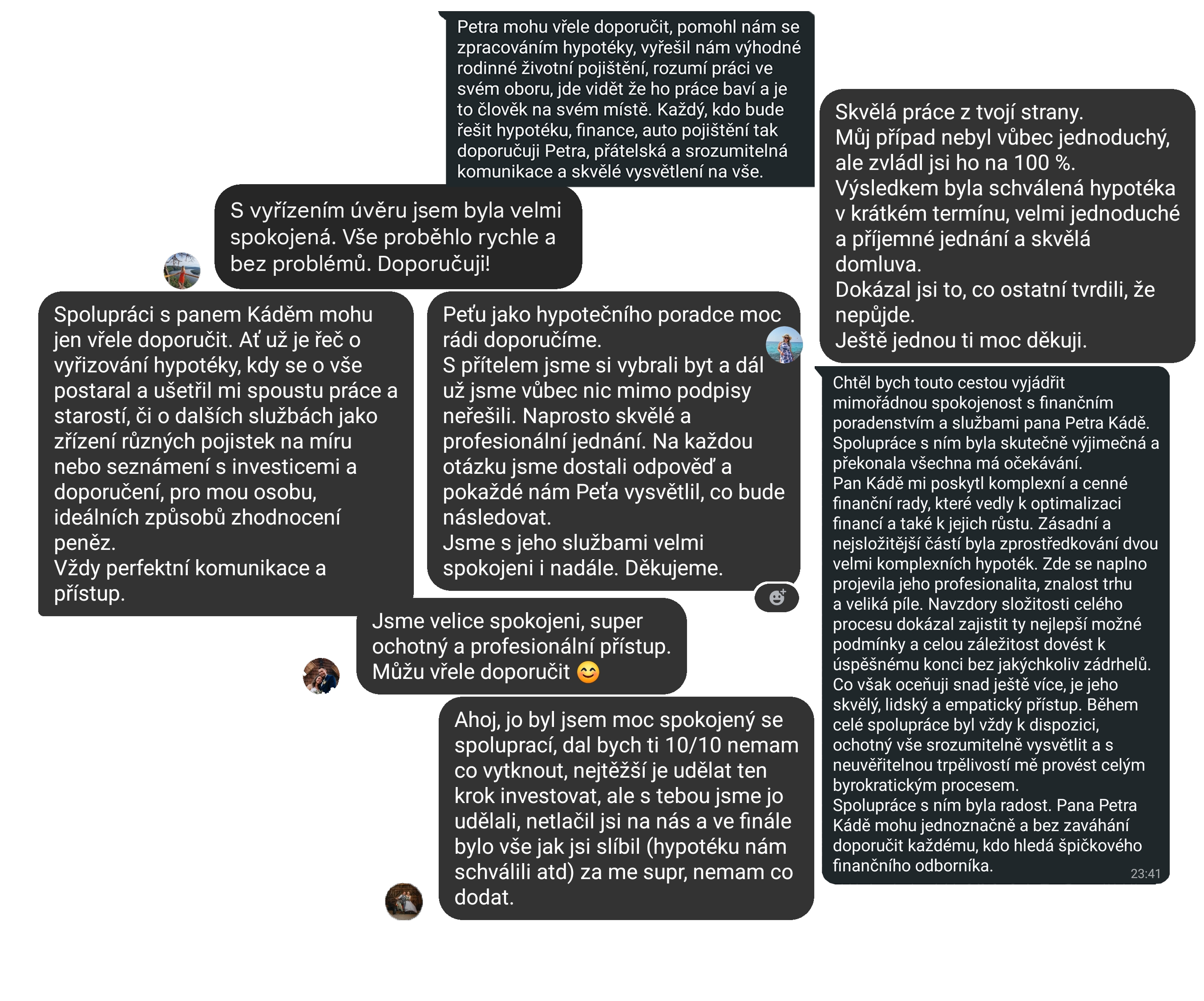 Recenze klientů - Petr Kádě